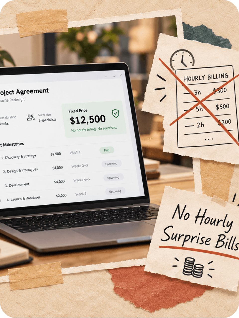 Fixed Price Contracts, No Hourly Surprise Bills